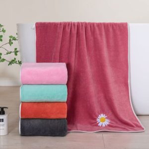 Coral Fleece Bath Towel